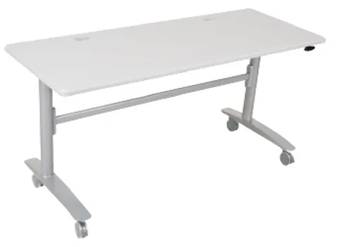 Rectangular Folding Table Grey Frame