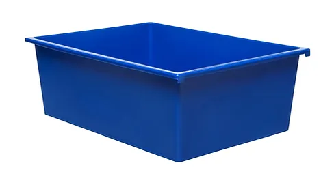 Large Blue Tub Storage  140H x 290W x 395D mm  Pack of 3