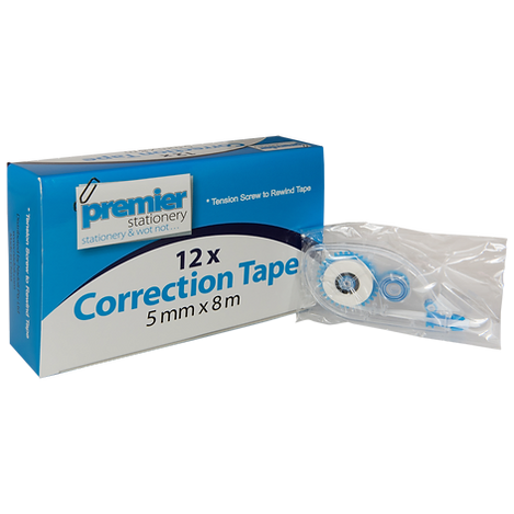 Premier Correction Tape 5 MM x 8 M    Buy in Multiples of 12 