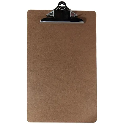 Premier Masonite Clipboard FC Size Bulldog Clip Buy in Multiples of 12