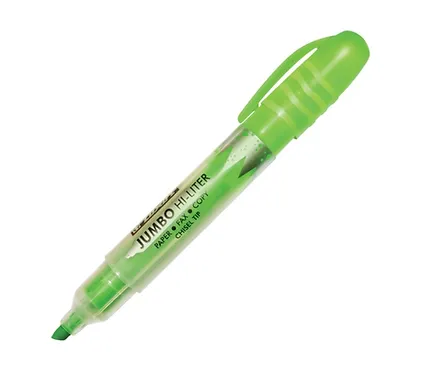 12 Jumbo Highlighters Green   Buy in Multiples of 12 