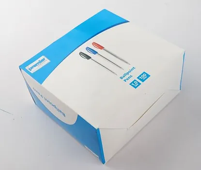 Premier Ballpoint Pens Black  Box of 100  Smooth Writing  Great Value