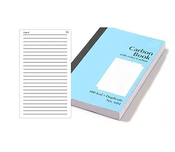 PREMIER 604 CARBON BOOK DUPLICATE PLAIN 100 LEAF 200 X 125MM  Buy in Multiples of 12 