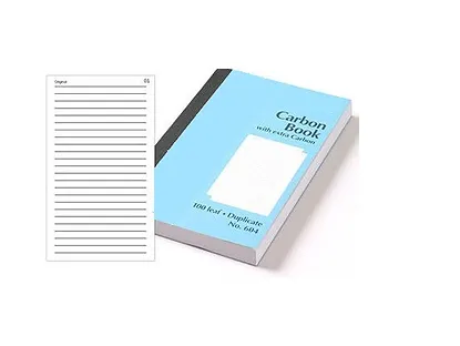 PREMIER 602 CARBON BOOK DUPLICATE PLAIN 100 LEAF A4  Buy in Multiples of 12 