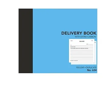 PREMIER 634 DELIVERY BOOK CARBON DUPLICATE 100 LEAF 100 X 125MM  Buy in Multiples of 12 