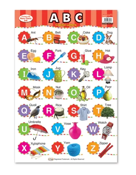 Wall ChartCapital Letters  Buy in Multiples of 12 