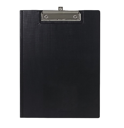 Clipfolder A4 PVC Cover Black  Buy in Multiples of 12 