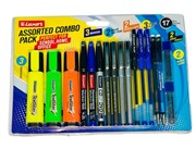 Luxor Assorted Combo Pack 17 Pcs  School  Office Stationery