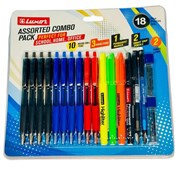 Luxor Assorted Combo Pack  18 Pieces Complete Stationery Kit