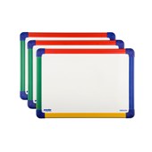 A4 DoubleSided Magnetic Whiteboard with Colourful Border  Easy Dry Erase Reusable Lap Board 310x230mm
