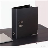 Bibbulmun PE Linen Lever Arch File A4 Black