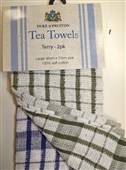 2 Duke  Preston Jacquard Tea Towels  PK 1
