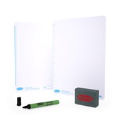 Show Me Plain Doublesided A4 Mini Whiteboards