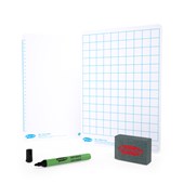 Show Me Gridded Doublesided A4 Mini Whiteboards