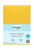 Padded Bubble Envelopes Large Size  350mm x 250mm Pack4 Peel  Seal