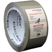 BIBBULMUN Premium Packaging Tape 48mm x 75m  Brown Pack of 12