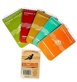 Bibbulmun Assorted Pocket Notebooks  Pack of 5 96 Pages Each 5mm Ruled