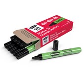 Showme Medium Tip Drywipe Markers  Black Pack of 10