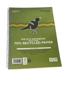 Bibbulmun Everyday A4 WiroBound Notebook 120 page 70 Recycled Ruled Paper