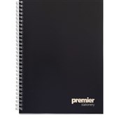 Premier A4 Spiral Notebook  240 Pages 7mm Ruled  FSC Certified Recycled Paper Pack of 5