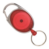 Bibbulmun Retractable Snap Lock Key Holders  25mmPack of 4 Red